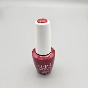 OPI GelColor A Little Guilt Under the Kilt GC U12 Red Shimmer Gel Polish 0.5oz